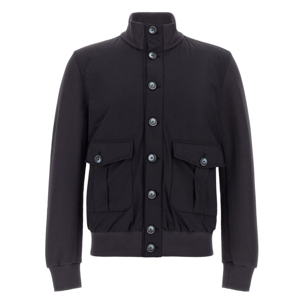 Herno Blue Cotton Men's Jacket